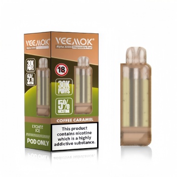 Alpha 30000 Disposable Pod Coffee Caramel