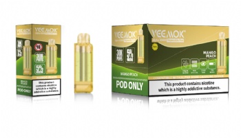 Alhpa 30000 Disposable Pod Mango Peach